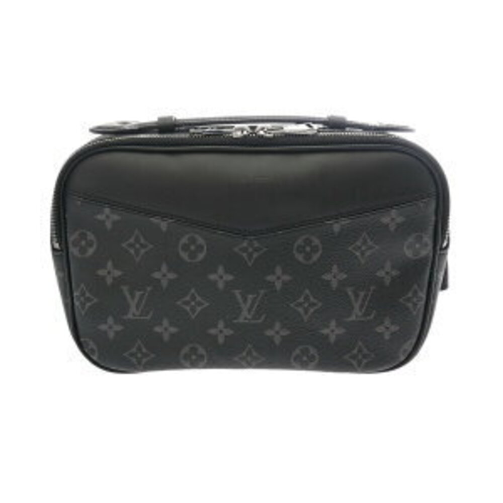 Louis Vuitton Monogram Eclipse Black Bum Bag Black Canvas Body